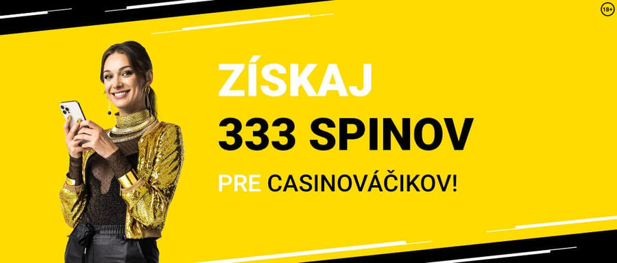 Fortuna bonus 333 spinov