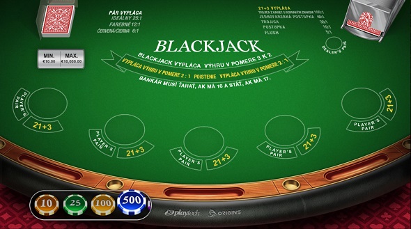 Premium Blackjack v online kasíne Fortuna SK
