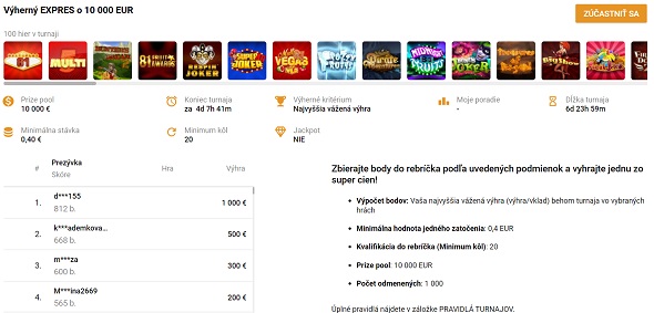 Tipsport turnaj