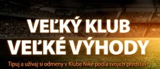 Výhody klubu Niké