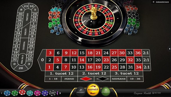 Európska ruleta v Niké Svet hier
