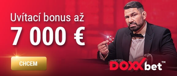 Vstupný bonus v DOXXbet kasíne