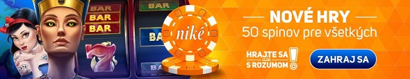 Niké - bonus na nové online casina