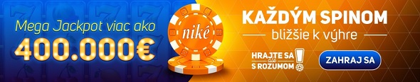Mega Jackpoty v Niké