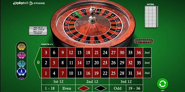 Premium European Roulette vo Fortuna kasíne