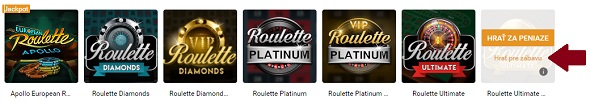 Online ruleta zadarmo v Tipsporte