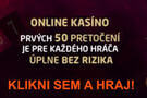 Synottip 50 zatočení bez rizika