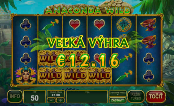 Anaconda Wild - Hrajte vo Fortuna casine