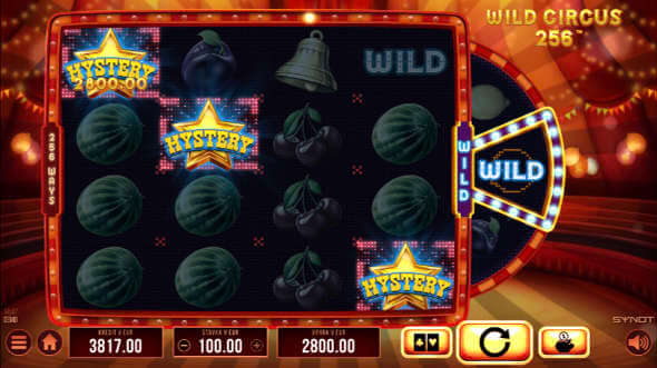 Wild Circus 256 mystery funkcia