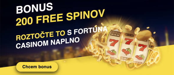 Fortuna bonus 200 volnych zatoceni