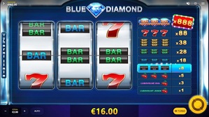 Vysoké výhry na automate Blue Diamond