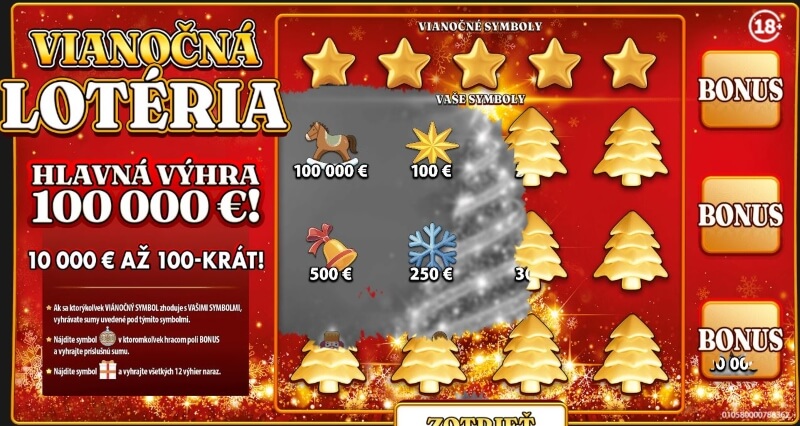 Vianočná lotéria Tipos