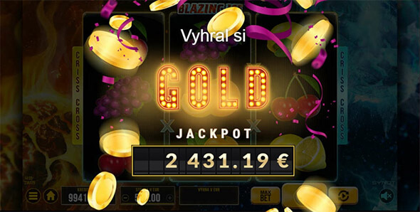 Synottip Gold jackpot