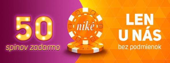 Niké 50 free spinov
