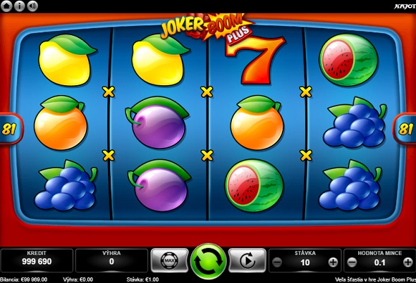 Online výherný automat Joker Boom Plus