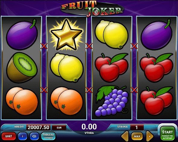 Výherný automat Fruit Joker
