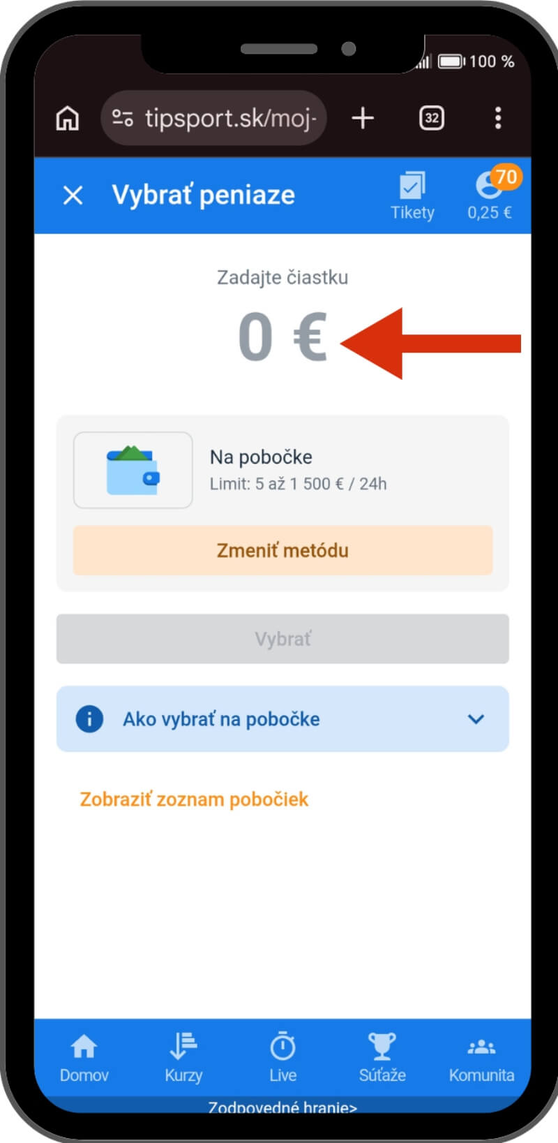Tipsport výber