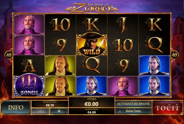 The Mask of Zorro - bonus symbol