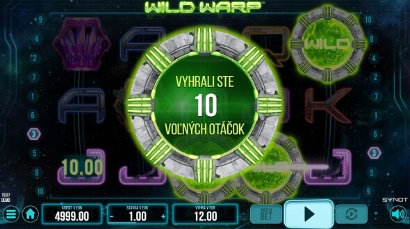 Wild Warp - free spiny
