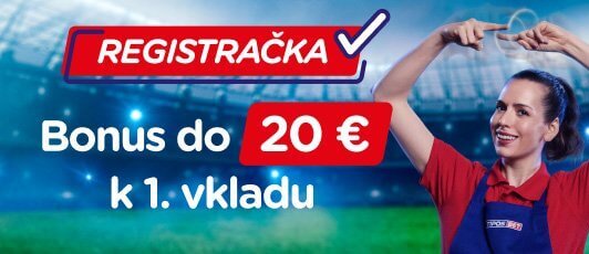 Tipos vstupný bonus 20 eur