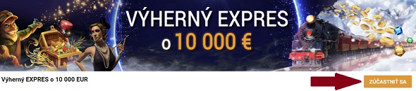 Výherný Expres v Tipsporte - Registrácia