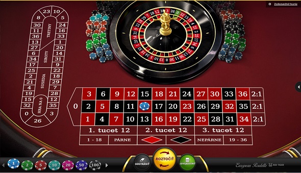 European Roulette vo Svet hier Niké