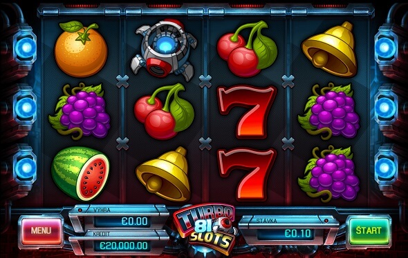 Automat Turbo Slots 81 v Tipsport kasíne