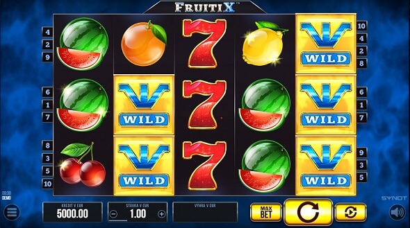 Automat Fruiti X vo Fortuna Casino