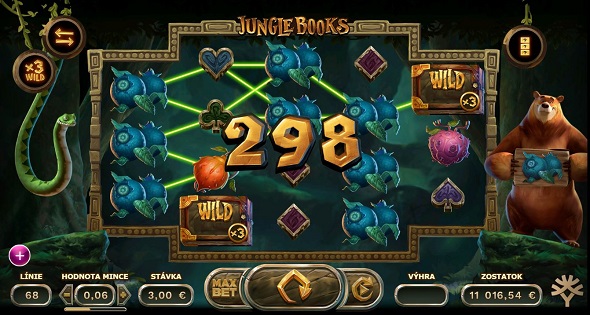 Online automat Jungle Books - Hadia ríša s Medveďom ako hosť