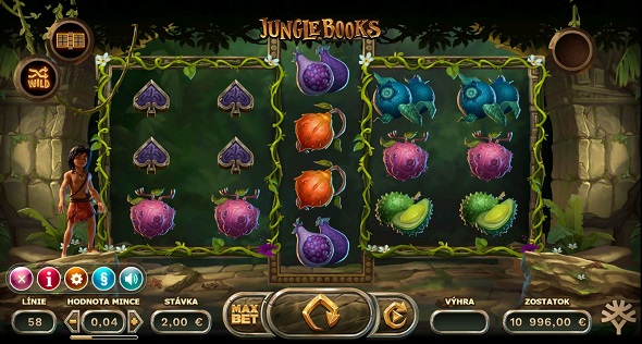 Online automat Jungle Books - ríša chlapca