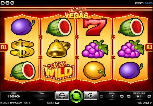 MultiVegas 81 v Tipsport kasíne