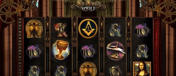 Online automat Da Vinci's Vault od Playtechu