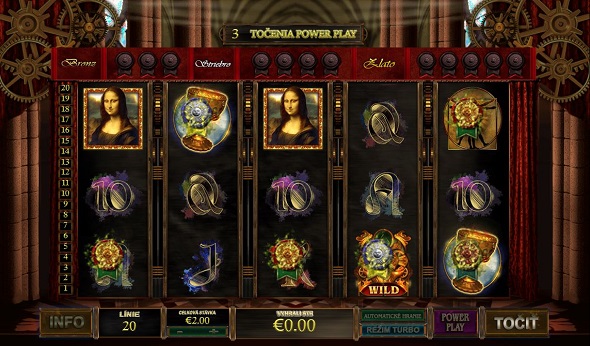 Da Vinci's Vault - WILD výhra v Hi-Roller Power Play