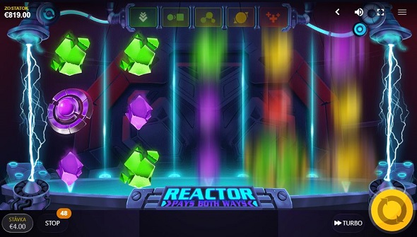 Online automat Reactor od Red Tiger Gaming - špeciálna funkcia Respin