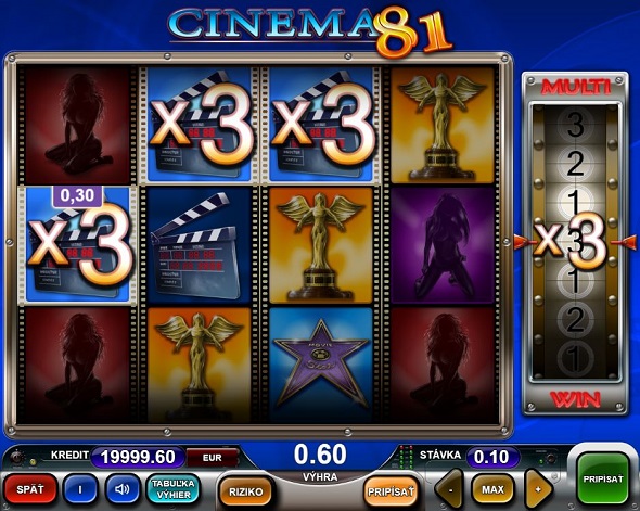 Online automat Cinema 81 - Multi Win x3
