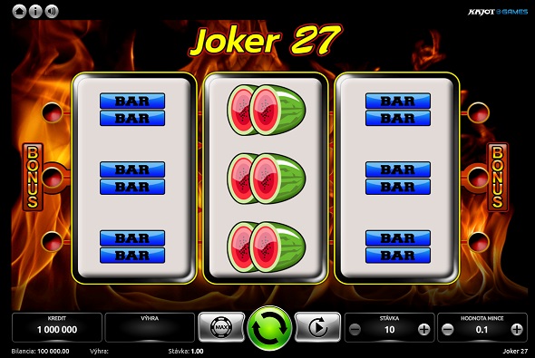 Joker 27 v kasíne Fortuna