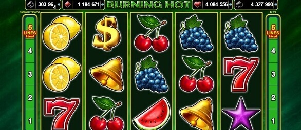 Online automat Burning Hot od EGT