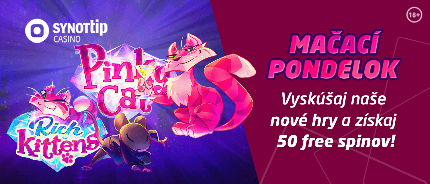 Pondelok v SynotTip casino s bonusom