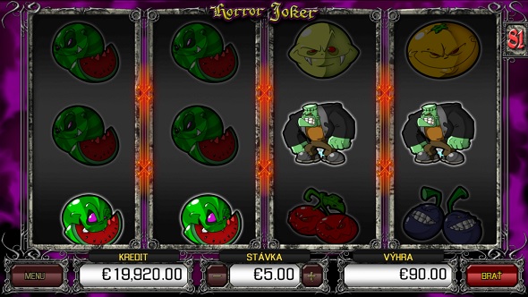 Horror Joker v SYNOT TIP kasíne