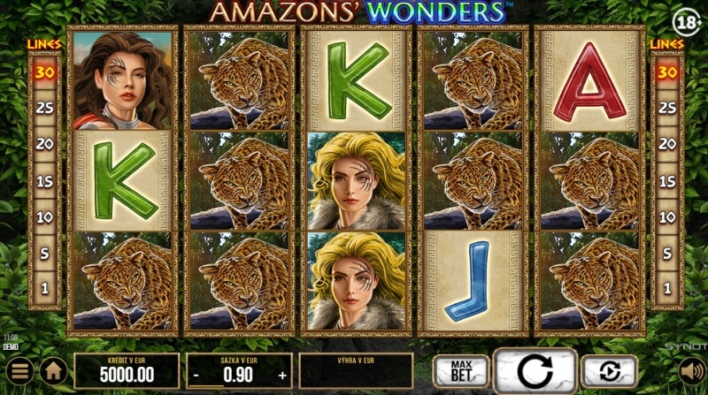 Amazon´s Wonders online automat