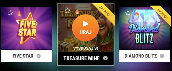 Hry v Niké casine