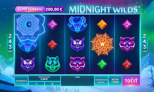Online automat Midnight Wilds od Playtechu