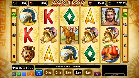 Age of Troy od SYNOT TIP kasína