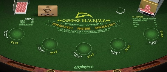 Cashback Blackjack