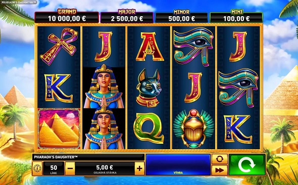 Online automat Fire Blaze Pharaoh's Daughter od Playtechu
