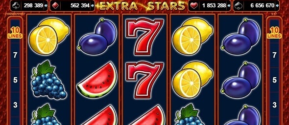 Online automat Extra Stars od EGT