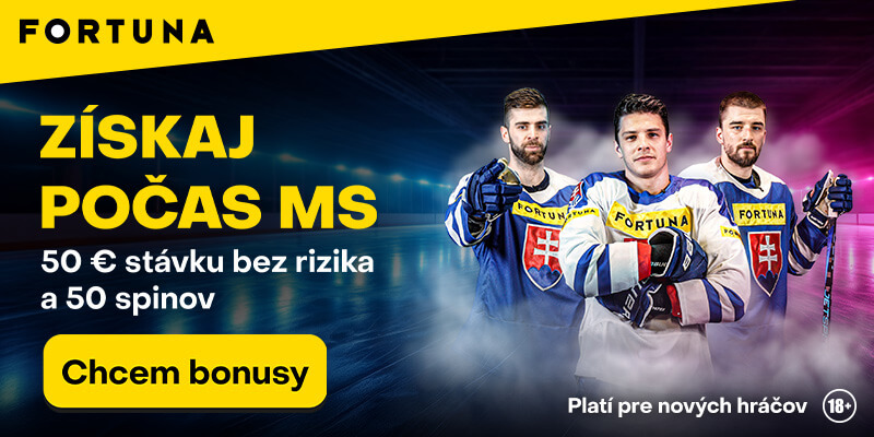 Fortuna 50 € bez rizika a 50 free spinov