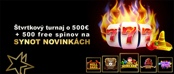Turnaj v novinkách v DoubleStar kasíne
