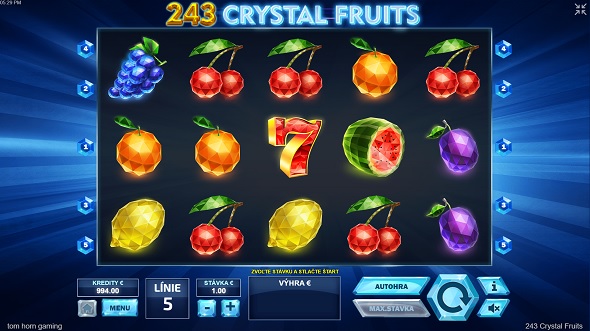 Výherný automat 243 Crystal Fruits