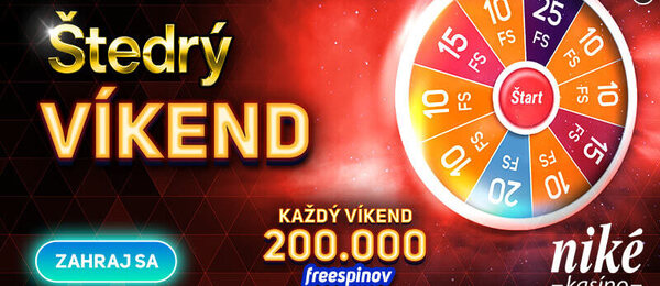 Niké štedrý víkend